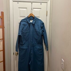 Levi's Teal Button-Up jumpsuit
